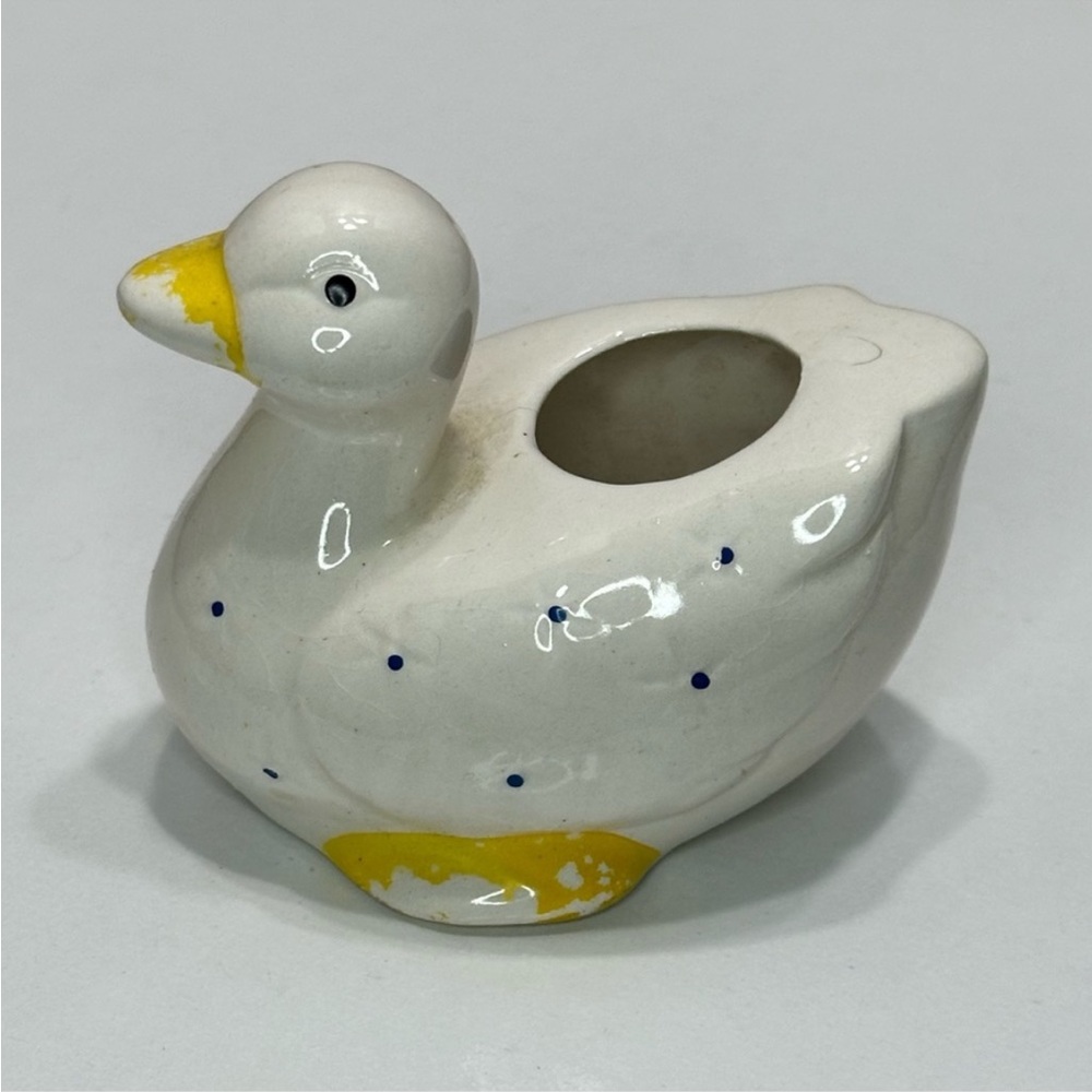 Vintage Ceramic Duck Planter